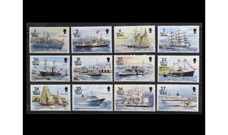 Остров Мэн 1993 г. "Корабли"