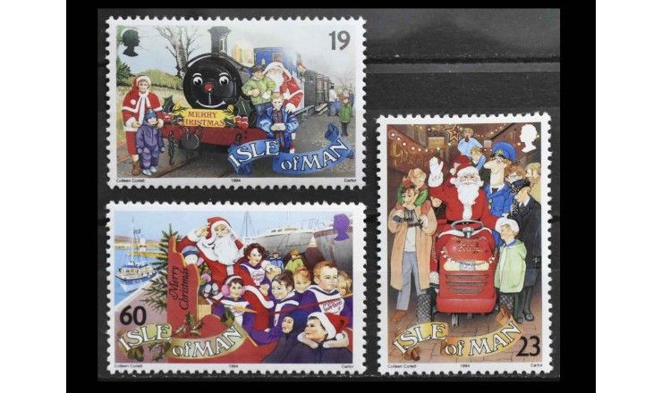 Остров Мэн 1994 г. "Рождество: Дед Мороз на острове Мэн"