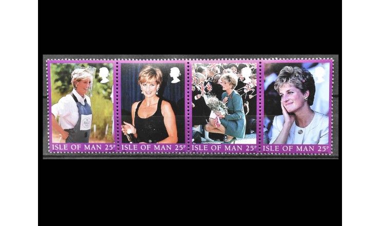 Остров Мэн 1998 г. "Диана, принцесса Уэльская"