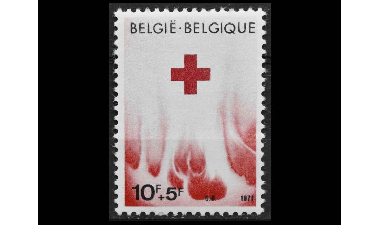 Бельгия 1971 г. "Красный Крест"