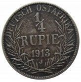 Германская Восточная Африка 1/4 рупии 1913 г. J