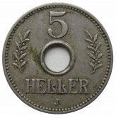 Германская Восточная Африка 5 геллеров 1914 г. J