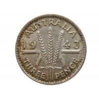 Австралия 3 пенса 1943 г.