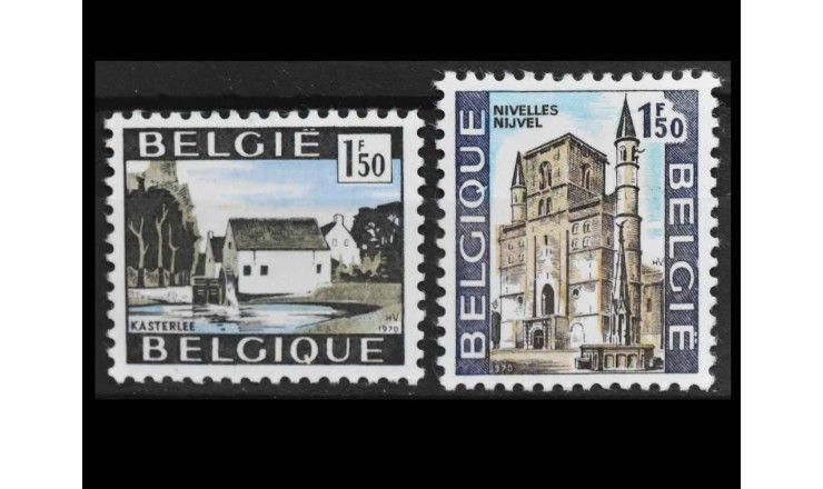 Бельгия 1970 г. "Архитектура"