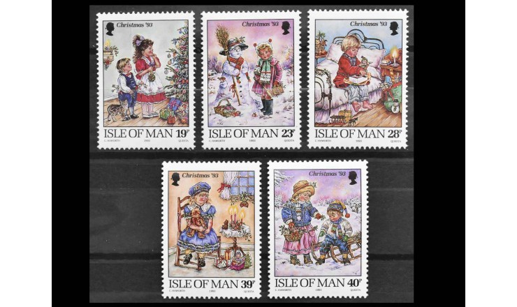 Остров Мэн 1993 г. "Рождество: Дети во время рождественского сезона"