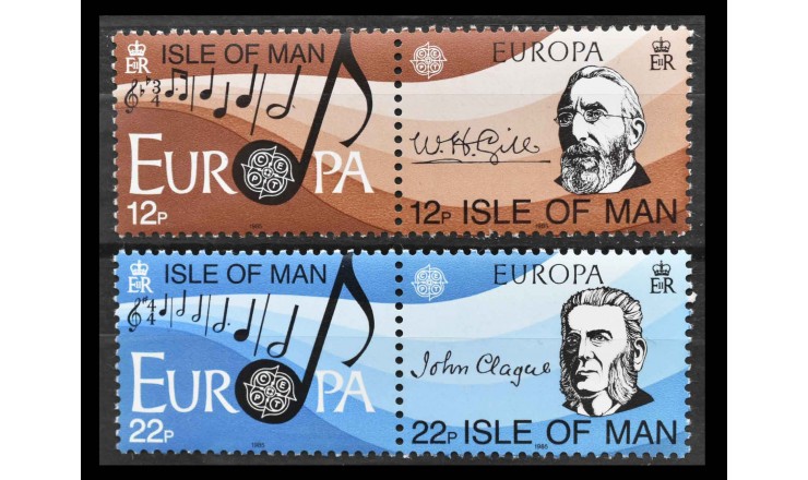 Остров Мэн 1985 г. "Европа: Европейский год музыки"