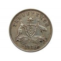 Австралия 3 пенса 1936 г.