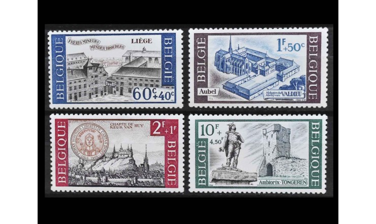 Бельгия 1966 г. "Архитектура"