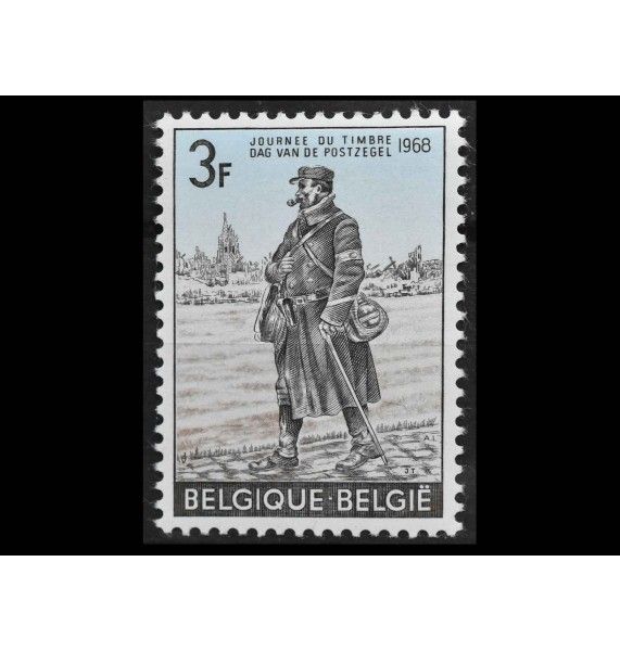 Бельгия 1968 г. "Почтальон полевой почты"