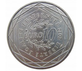 Франция 10 евро 2012 г. (Регионы Франции - Нижняя Нормандия)