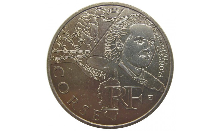 Франция 10 евро 2012 г. (Регионы Франции - Корсика)