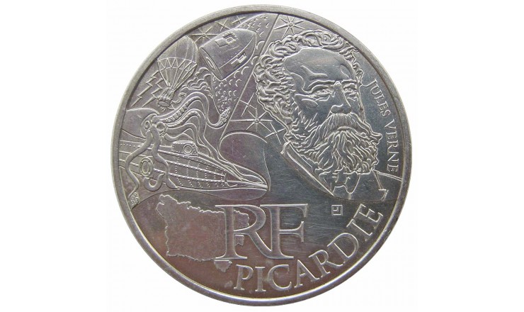Франция 10 евро 2012 г. (Регионы Франции - Пикардия)