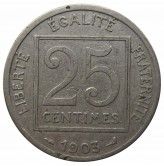 Франция 25 сантимов 1903 г.