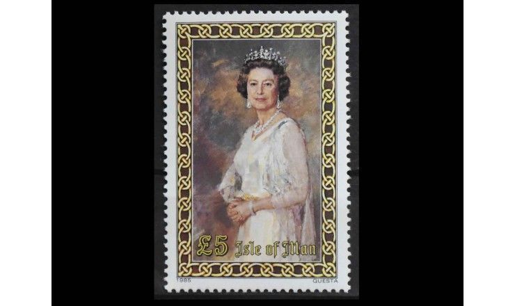 Остров Мэн 1985 г. "Королева Елизавета II"