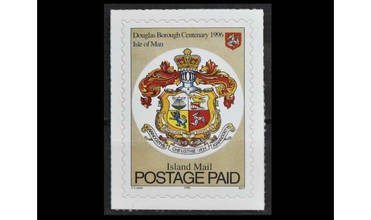 Остров Мэн 1996 г. "100 лет городскому парламенту Дугласа" (самоклейка) Остров Мэн 1996 г. "100 лет городскому парламенту Дугласа" (самоклейка)