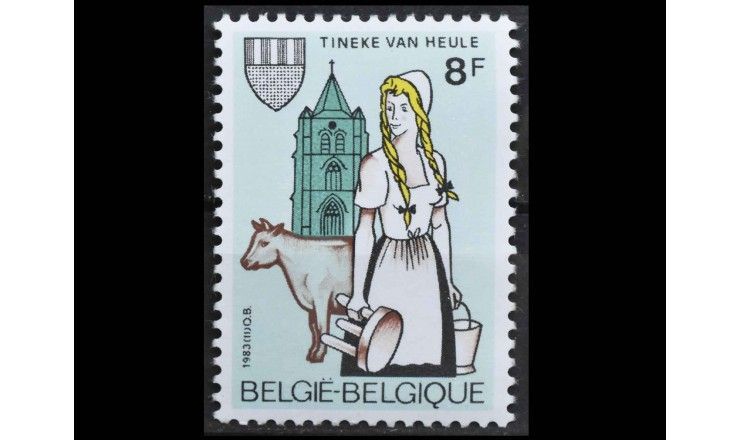 Бельгия 1983 г. "Тинеке из Хеуле" 