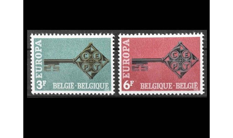 Бельгия 1968 г. "Европа (C.E.P.T.)"