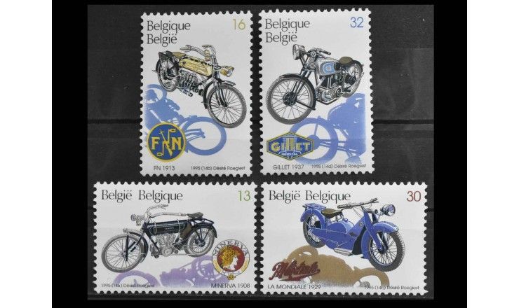 Бельгия 1995 г. "Мотоциклы"