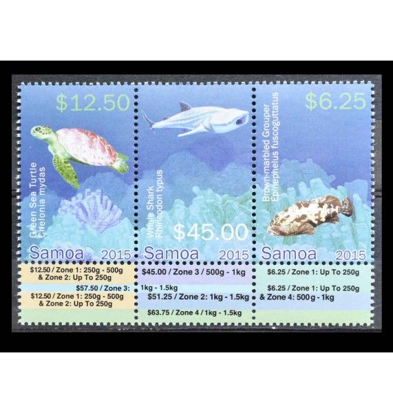 Самоа 2015 г. "Исчезающие виды"