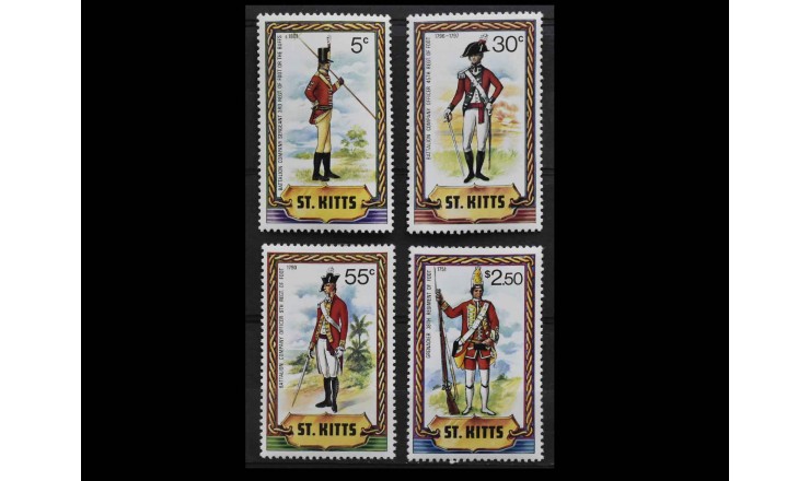 Сент-Китс 1981 г. "Военная форма"