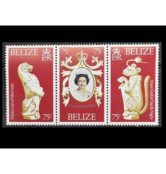 Белиз 1978 г. "25-я годовщина коронации королевы Елизаветы II" Белиз 1978 г. "25-я годовщина коронации королевы Елизаветы II"