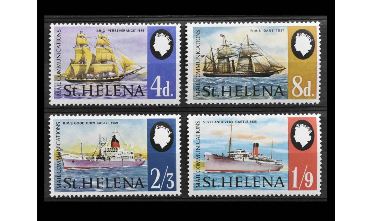 Остров Святой Елены 1969 г. "Корабли"