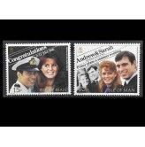 Остров Мэн 1986 г. "Королевская свадьба принца Эндрю и Сары Фергюсон"