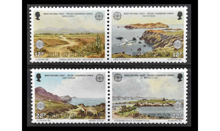 Остров Мэн 1986 г. "Европа: Защита окружающей среды"
