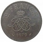 Монако 2 франка 1979 г.