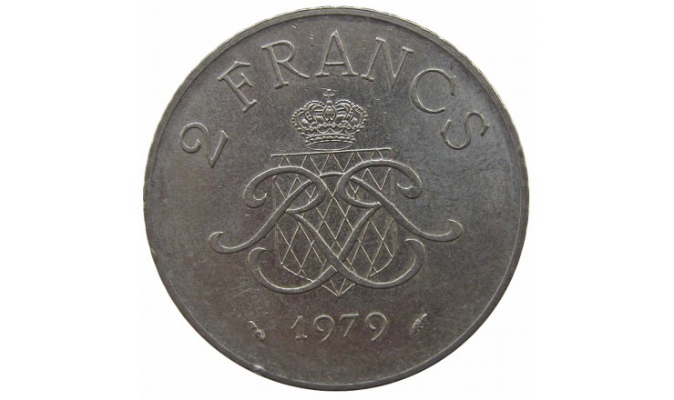 Монако 2 франка 1979 г.