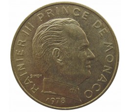 Монако 20 сантимов 1978 г.