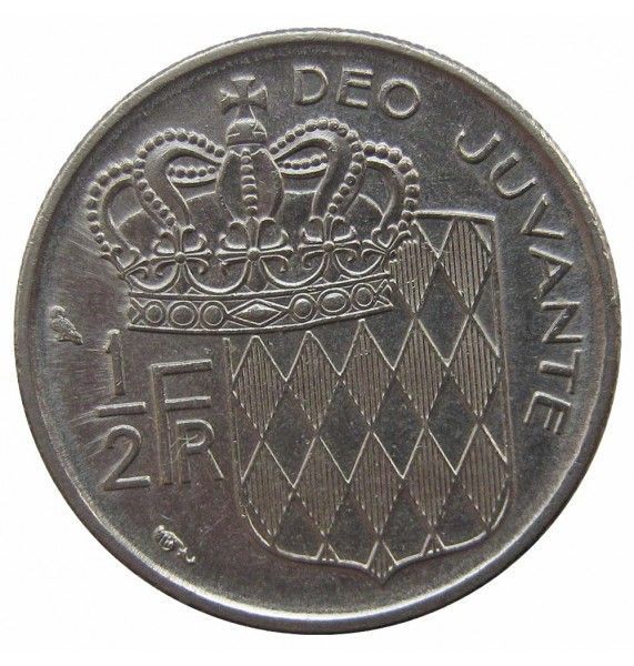 Монако 1/2 франка 1965 г.
