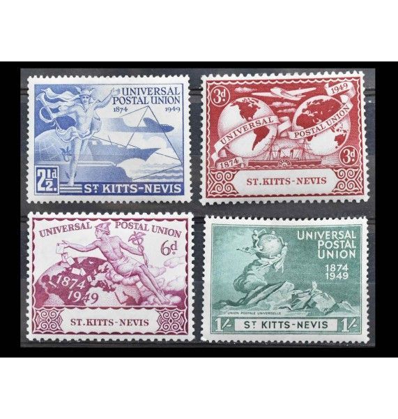 Сент-Китс и Невис 1949 г. "75-летие Всемирного почтового союза" 