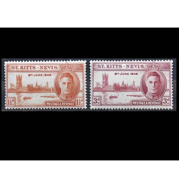Сент-Китс и Невис 1946 г. "Окончание Второй мировой войны" 