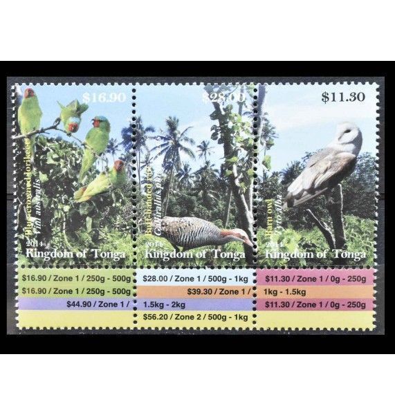 Тонга 2014 г. "Птицы" Тонга 2014 г. "Птицы"
