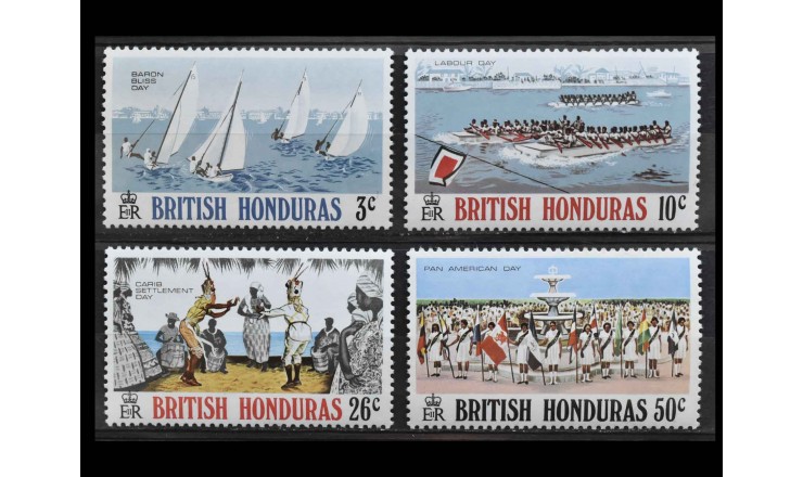 Британский Гондурас 1973 г. "Фестивали"