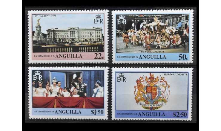 Ангилья 1978 г. "25-я годовщина коронации королевы Елизаветы II"