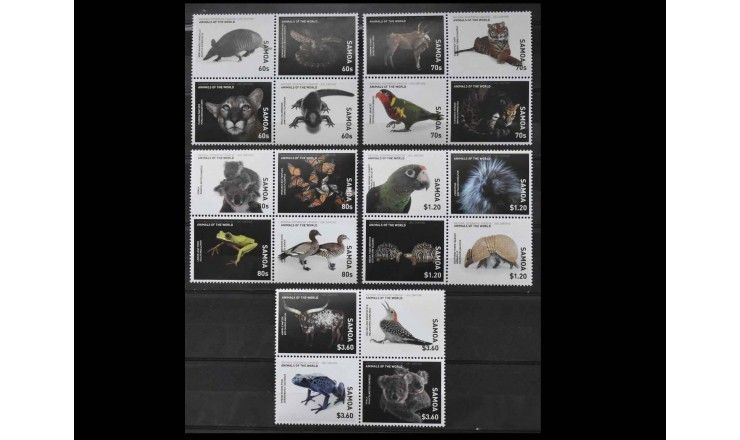 Самоа 2016 г. "Фауна"