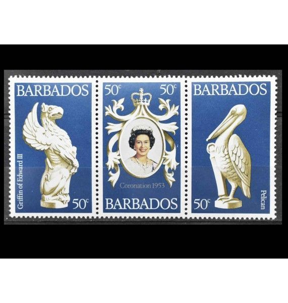 Барбадос 1978 г. "25 лет коронации Королевы Елизаветы II" Барбадос 1978 г. "25 лет коронации Королевы Елизаветы II"