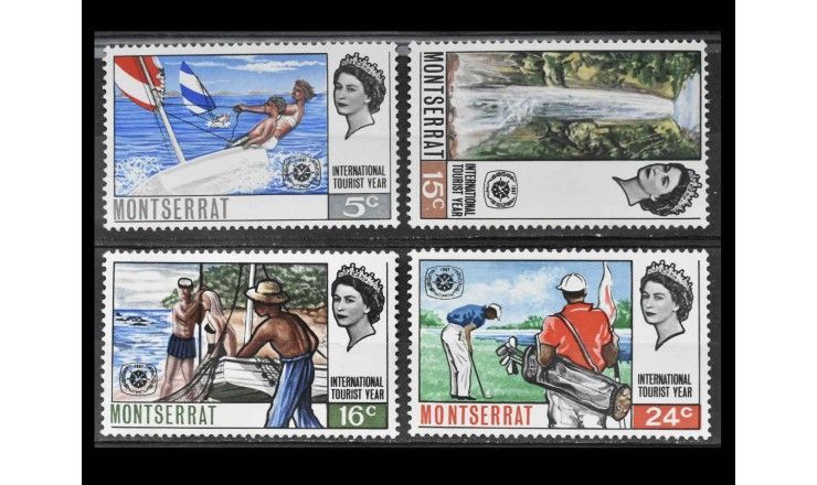 Монтсеррат 1967 г. "Международный год туризма"