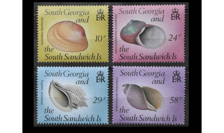 Южная Георгия и Сандвичевы О-ва 1988 г. "Моллюски"