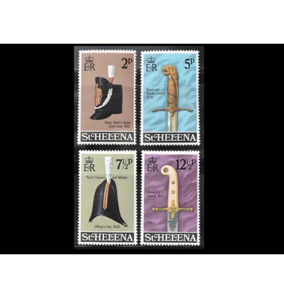 Остров Святой Елены 1973 г. "Военное снаряжение"