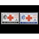 Сент-Винсент и Гренадины 1963 г. "100-летие Красного Креста"