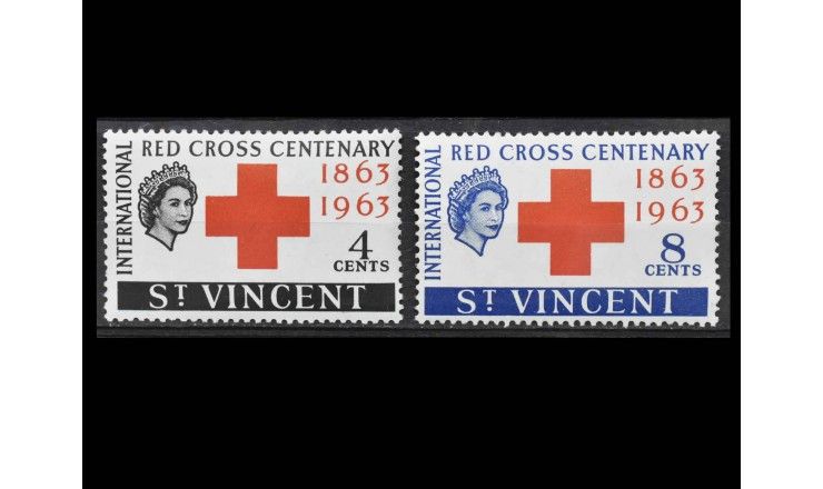 Сент-Винсент и Гренадины 1963 г. "100-летие Красного Креста"