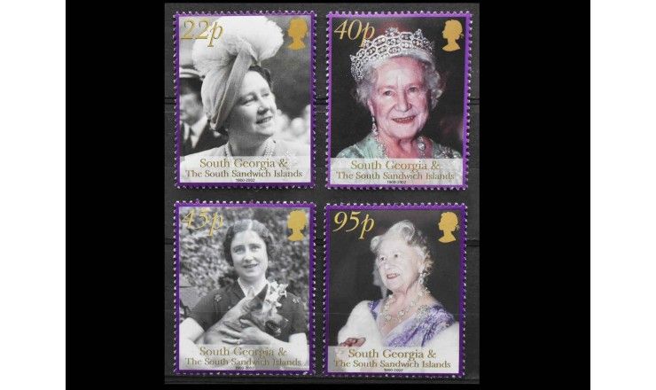 Южная Георгия и Сандвичевы О-ва 2002 г. "Смерть королевы-матери Елизаветы"