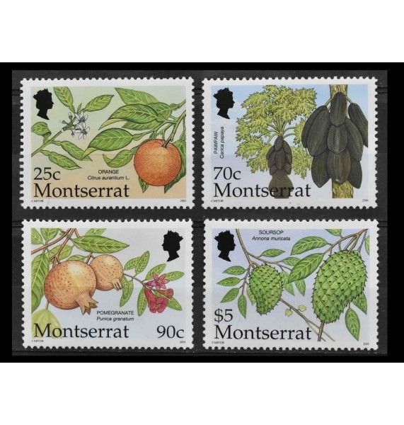 Монтсеррат 2001 г. "Фрукты" Монтсеррат 2001 г. "Фрукты"