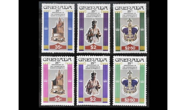 Гренада 1978 г. "25-я годовщина коронации королевы Елизаветы II"