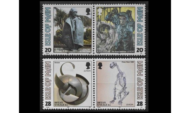 Остров Мэн 1993 г. "Европа: Современное искусство"