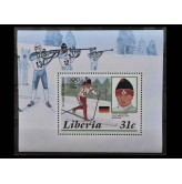 Либерия 1987 г. "Зимние Олимпийские игры, Калгари"