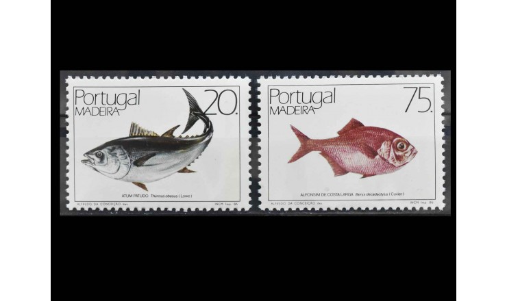 Мадейра 1986 г. "Морские рыбы"